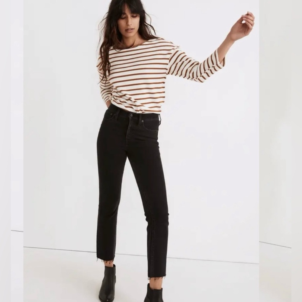Madewell Cami Bootcut (slight flare) Crop Jean